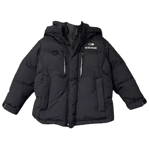 110 아이더 블랙 키즈 다운 패딩