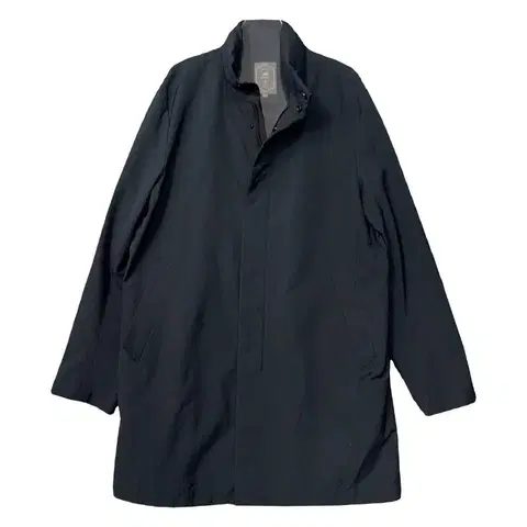 해지스 네이비 남성 나일론 코트 100