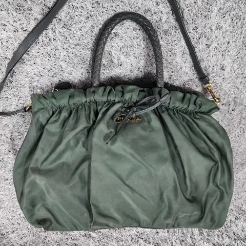 프라다 나일론 리본 토트백 숄더백