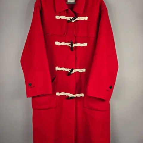 [무료배송]스튜디오 톰보이 여성 오버핏 울 앙고라 더플 코트