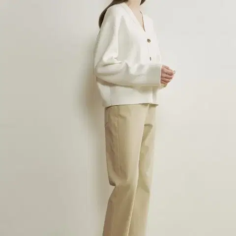 한섬 더 케시미어 100 가디건 95