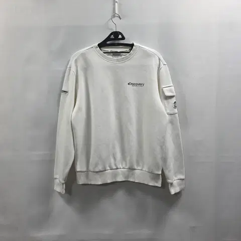0133 디스커버리 익스페디션 남성 맨투맨 / 화이트 (90)