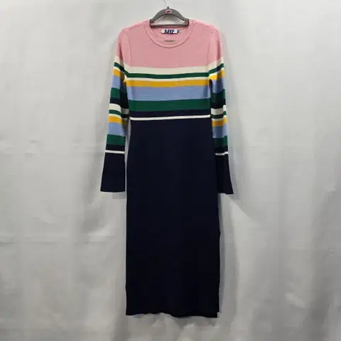 1281 [SJYP] 스트라이프 니트 롱 원피스 S