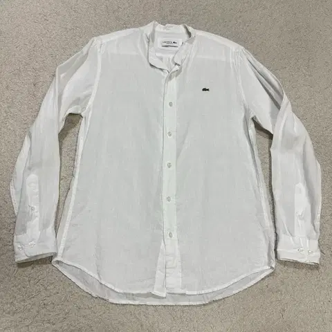 라코스테 린넨 셔츠 헨리넥 화이트 s 95