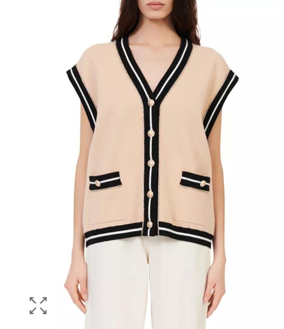 maje마쥬 marshelli oversized sleeveless ca