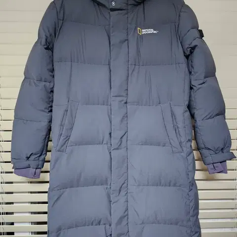 내셔널지오그래픽 덕다운 롱패딩 그레이 XL(105)