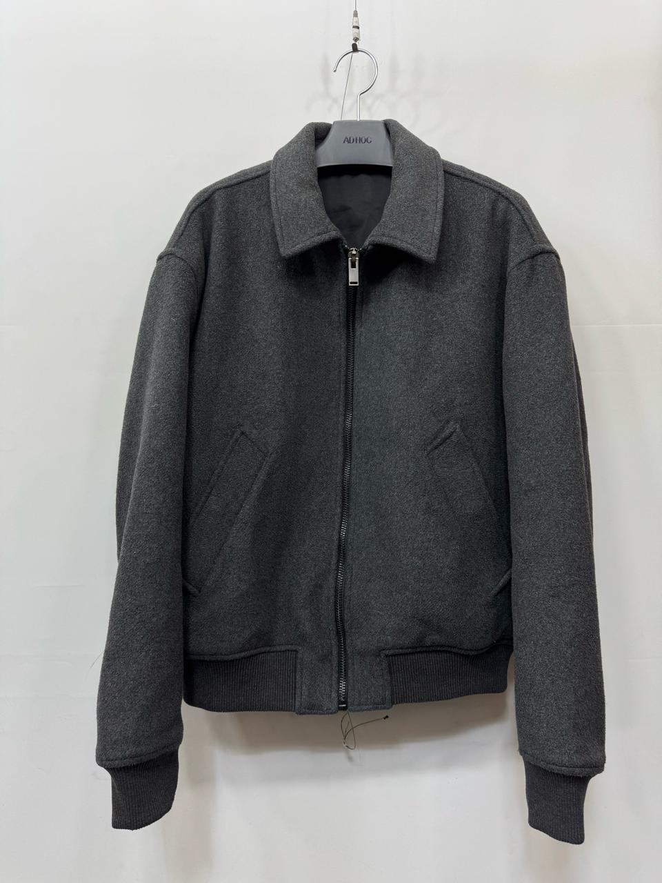 •L) 자라 울 블루종 자켓