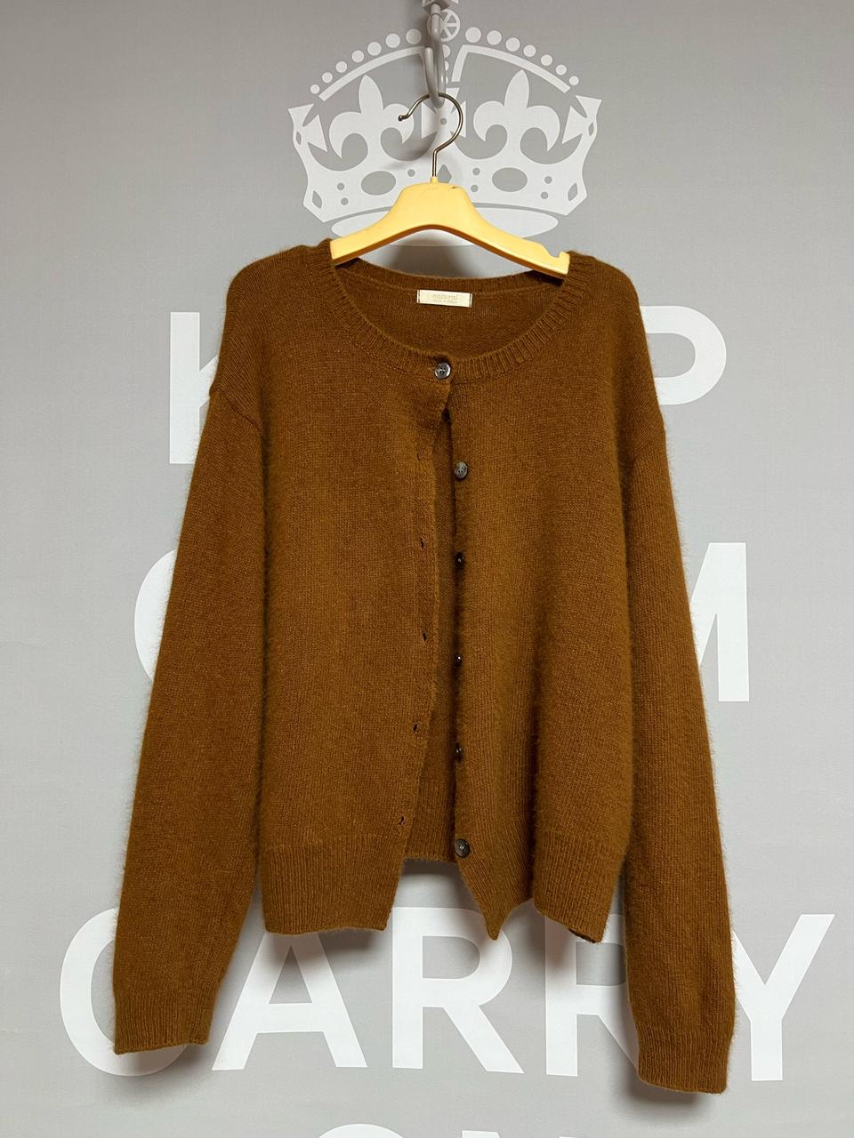 Natural브랜드 고퀄 갈색 가디건