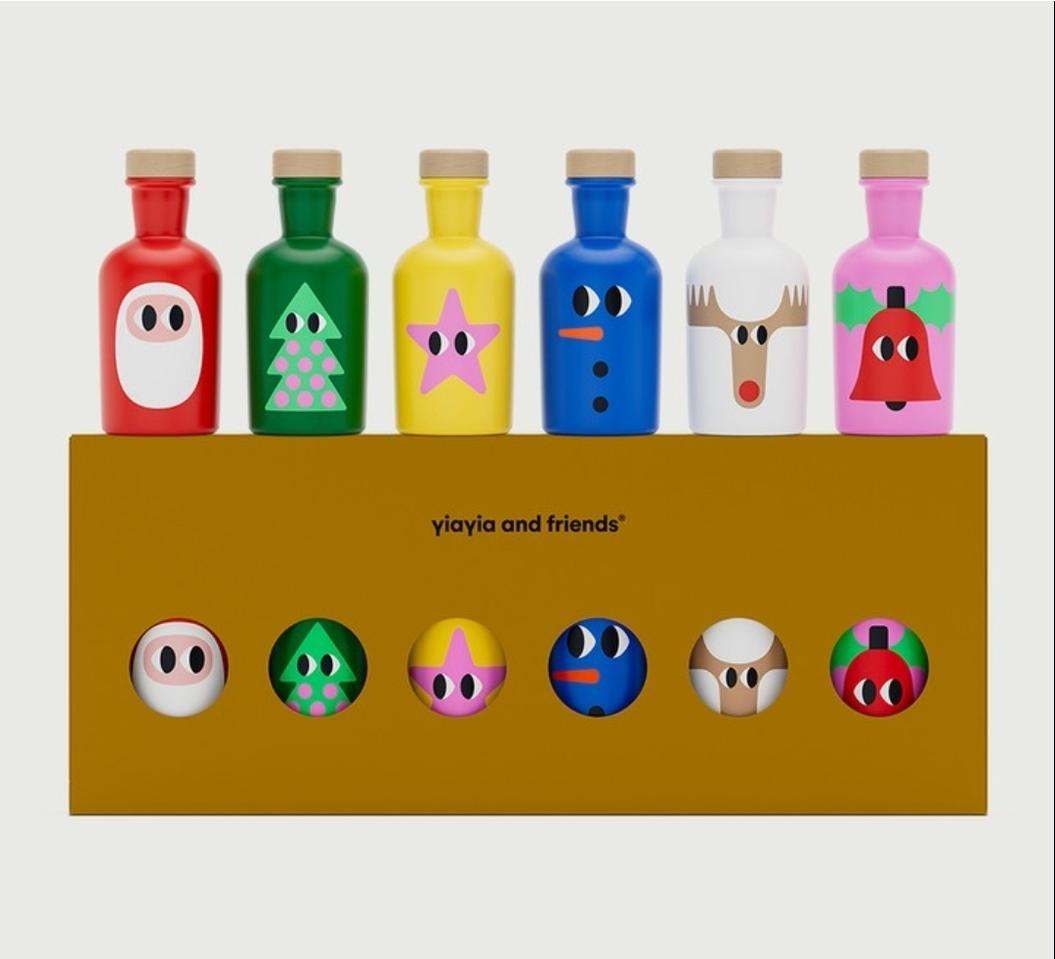 이야이야앤프렌즈 2025 크리스마스에디션 미니 올리브 오일 세트 (50m