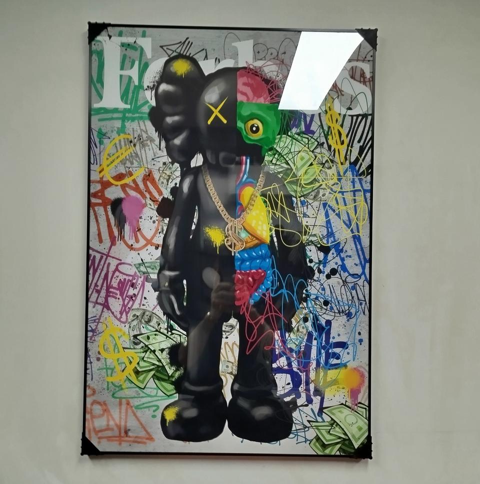 카우스그림 카우스액자 카우스 피규어 그림 액자 팝아트 명품그림 명품액자