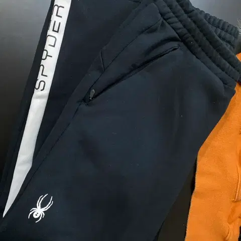 스파이더 기모 트랙 팬츠