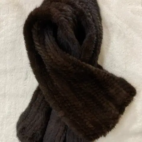 밍크 목도리
