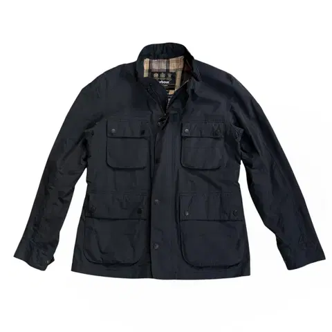 바버 인터내셔널 네이비 자켓