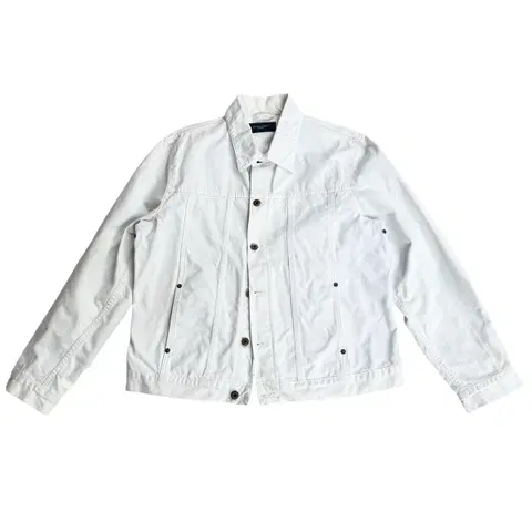 버버리 화이트 청자켓