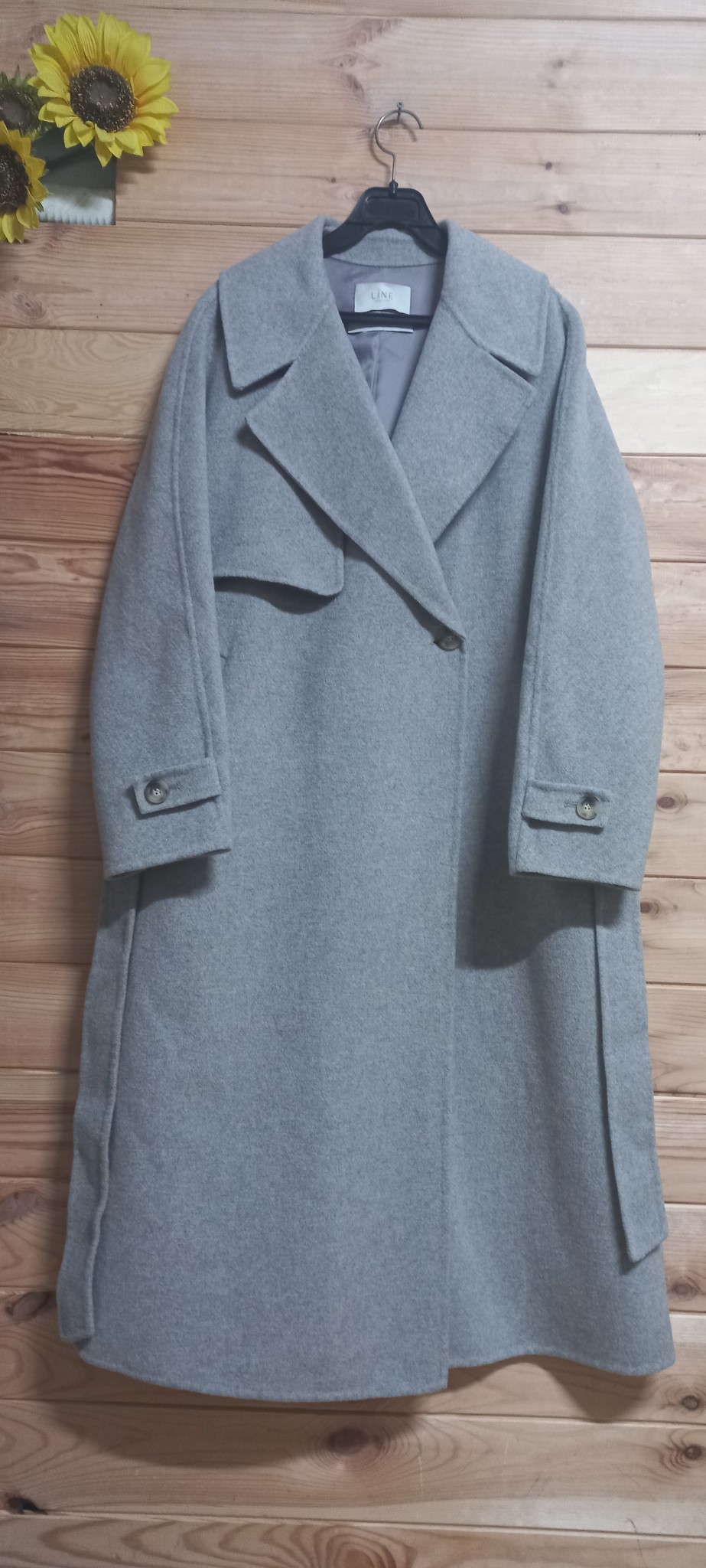 라인에디션 핸드메이드 캐시미어 울롱코트