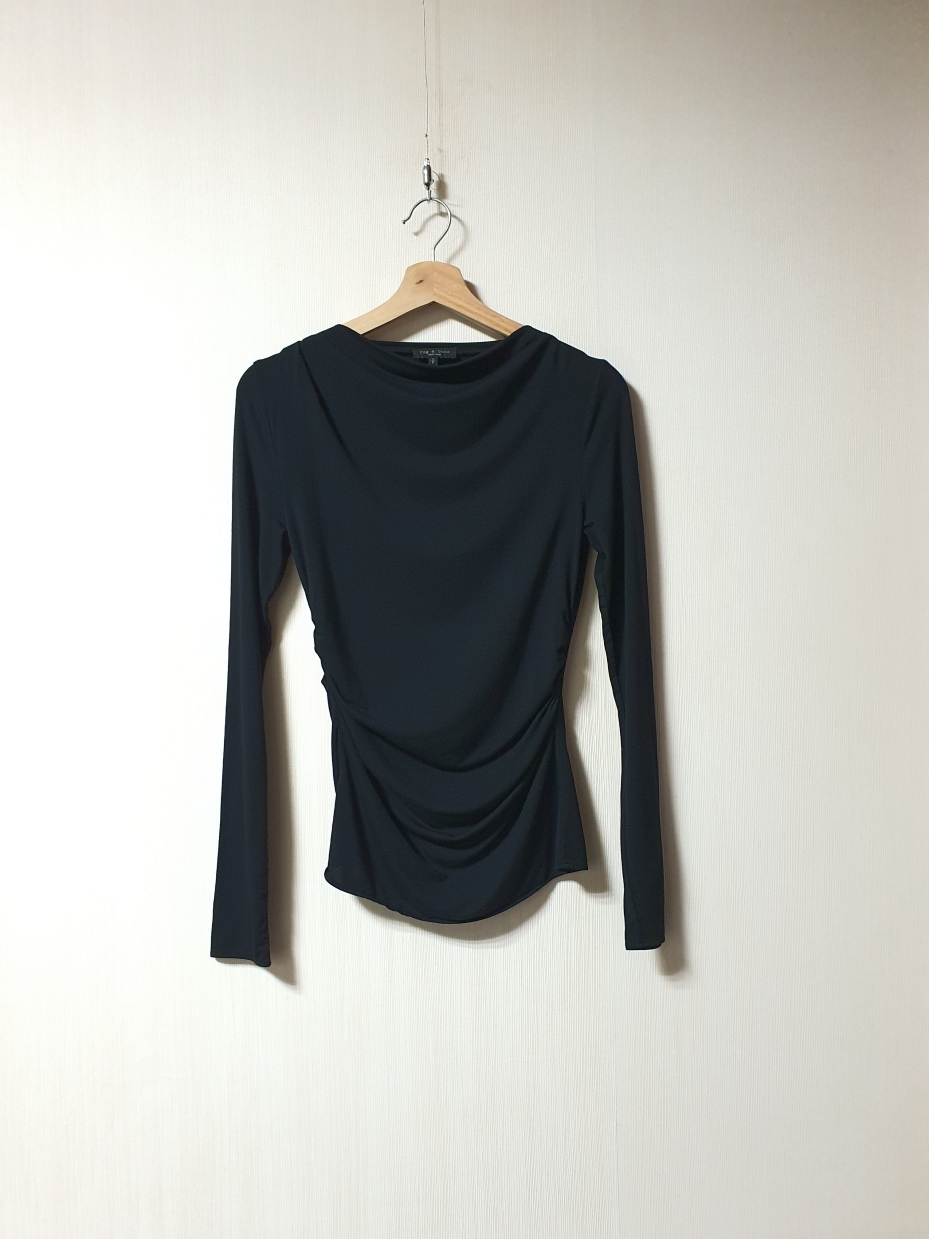 비이커 랙앤본 RAG & BONE 모달  셔링 탑 S  24SS 정품 