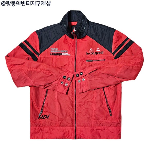 르꼬끄 올드스쿨 빈티지 푸조 바람막이 자켓