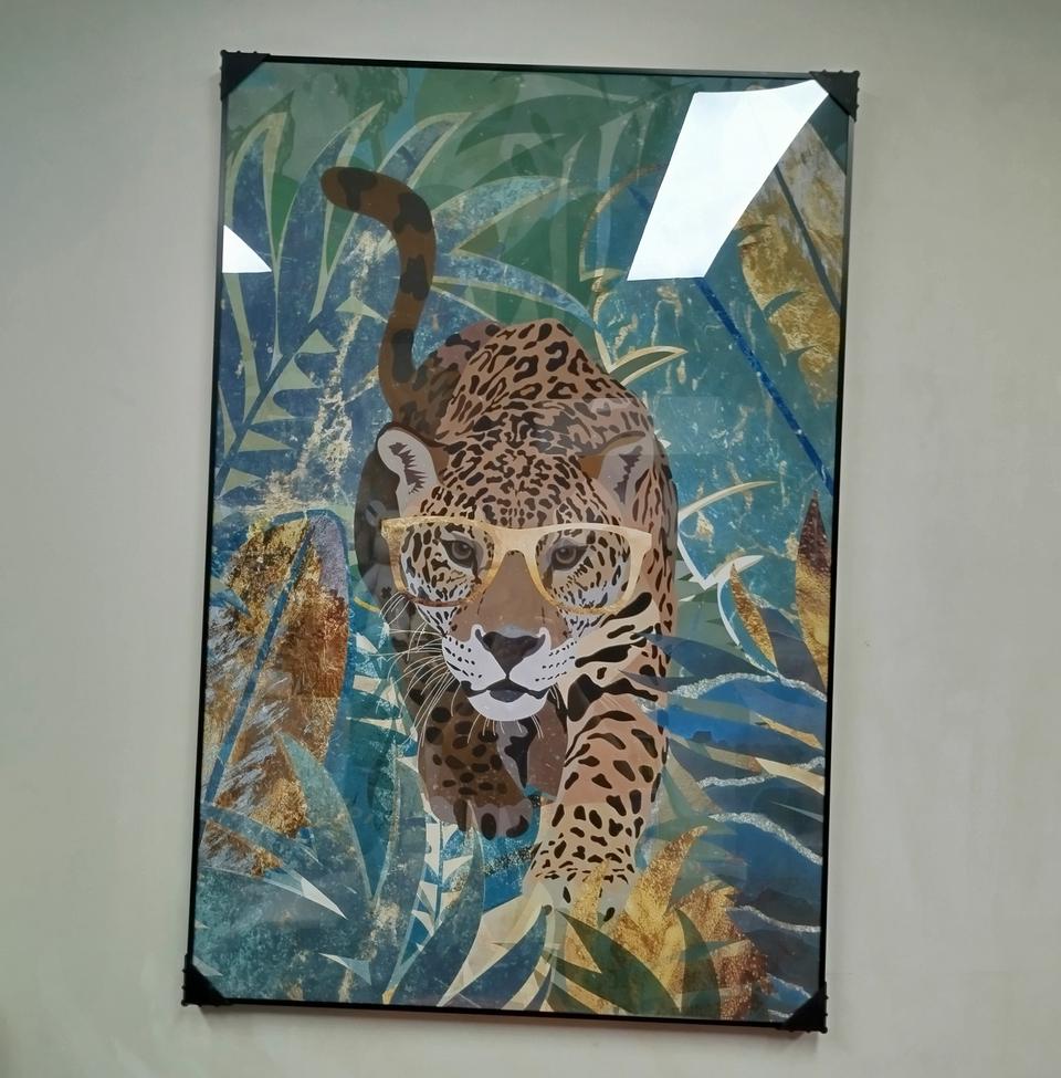 동물그림 동물액자 치타그림 그림액자 그림 액자 팝아트 명품그림 표범그림