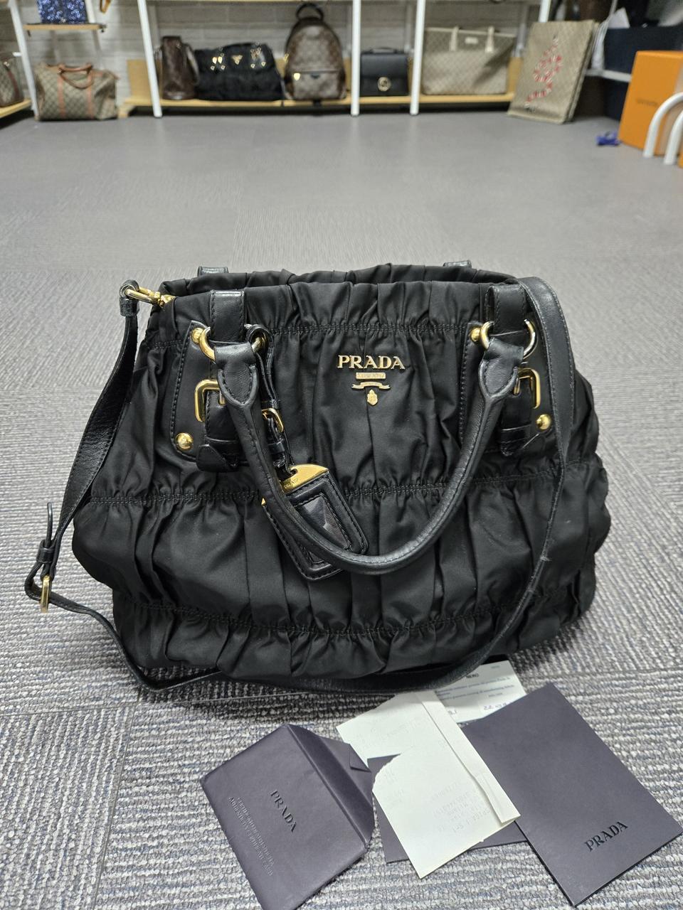 [특가][정품]프라다 고프레 숄더백