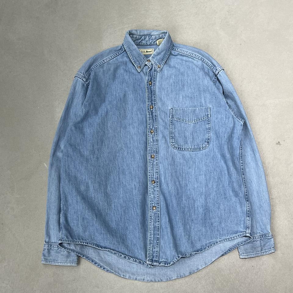 엘엘빈 워크 데님셔츠 s08850