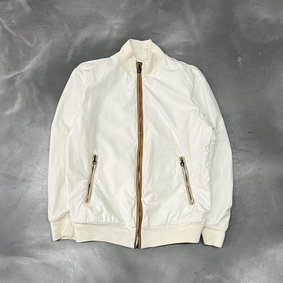 페레가모 레더 디테일 봄버 자켓 y14742