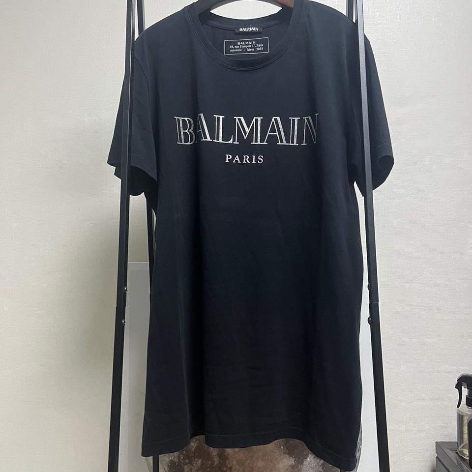 정품 XL) 발망 메탈릭 로고 티셔츠 100~105