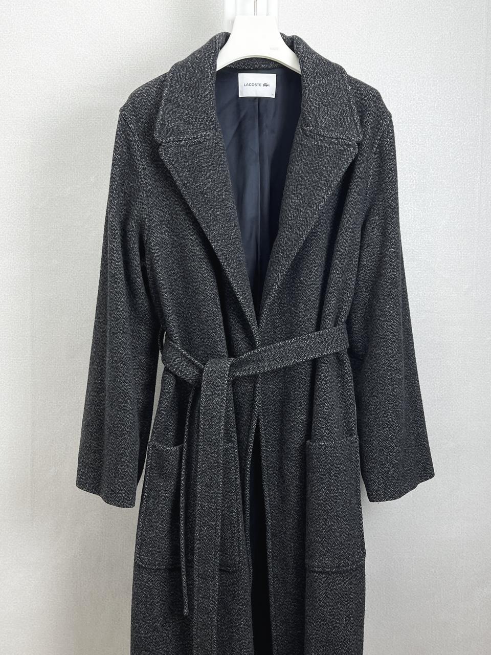 라코스테 여성 로브 롱 코트 90