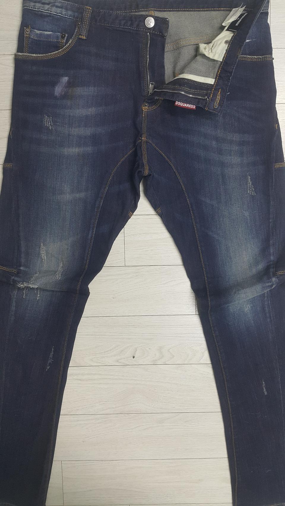 디스퀘어드2(사방스판) 루키진2 슬림바이커진 34인치(No.852)S급!