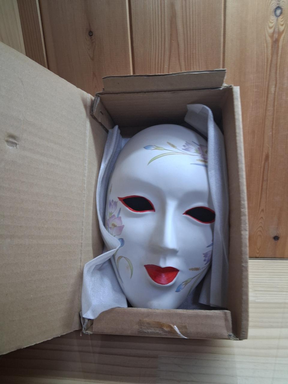 플라워 페이스 장식용 가면 인테리어 소품