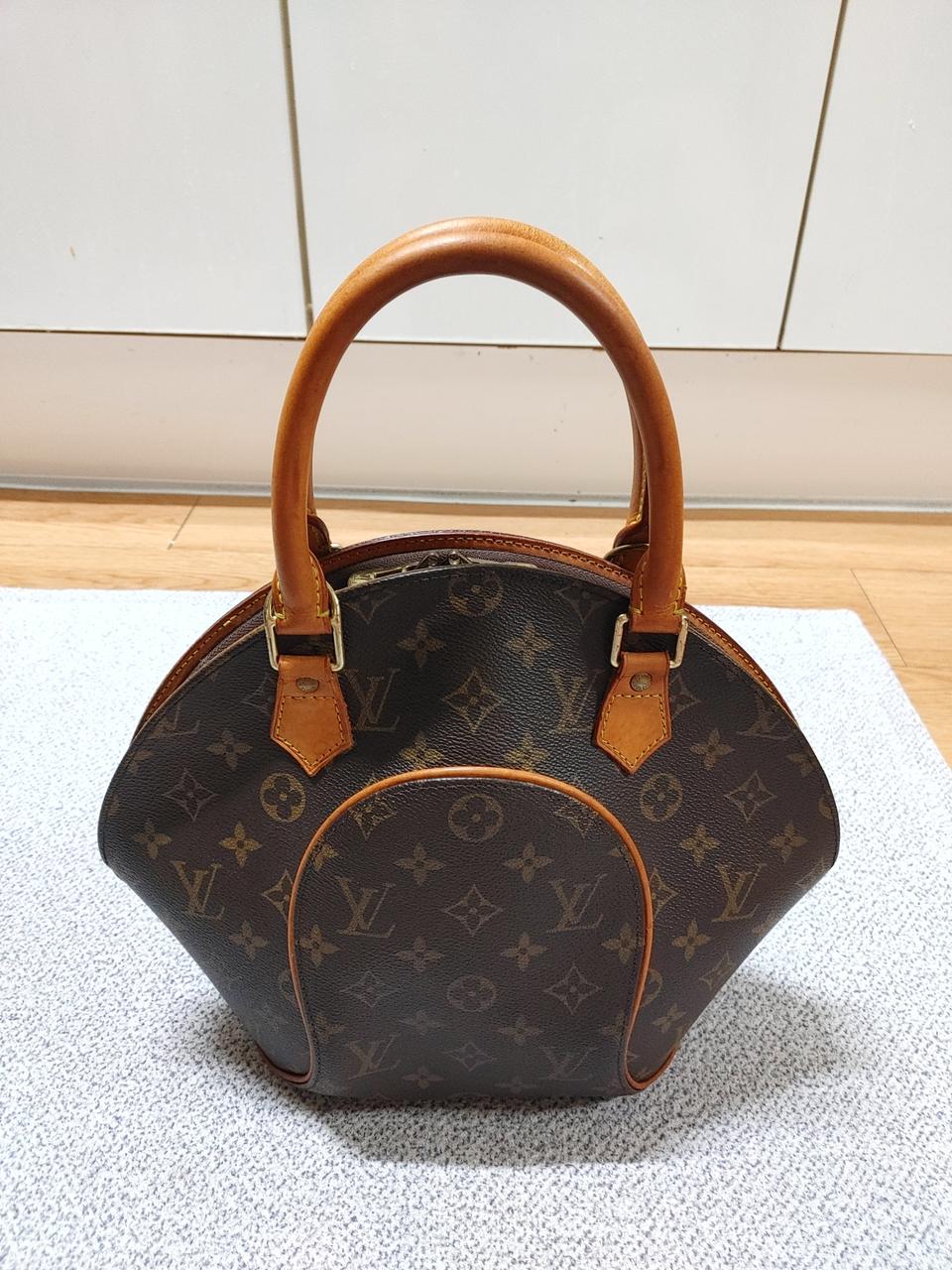 정품 클래식 루이비통 엘립스 pm 빈티지 토트백