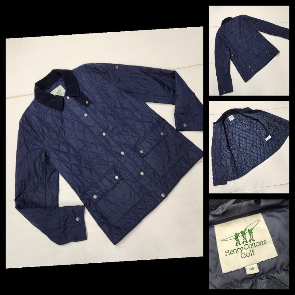 정품 헨리코튼 남성 퀄팅 누빔 자켓 95