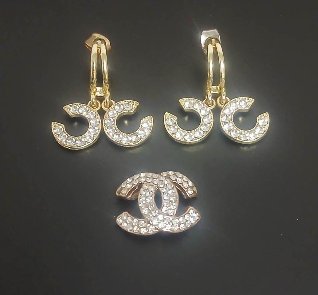 큐빅 귀걸이 셋트