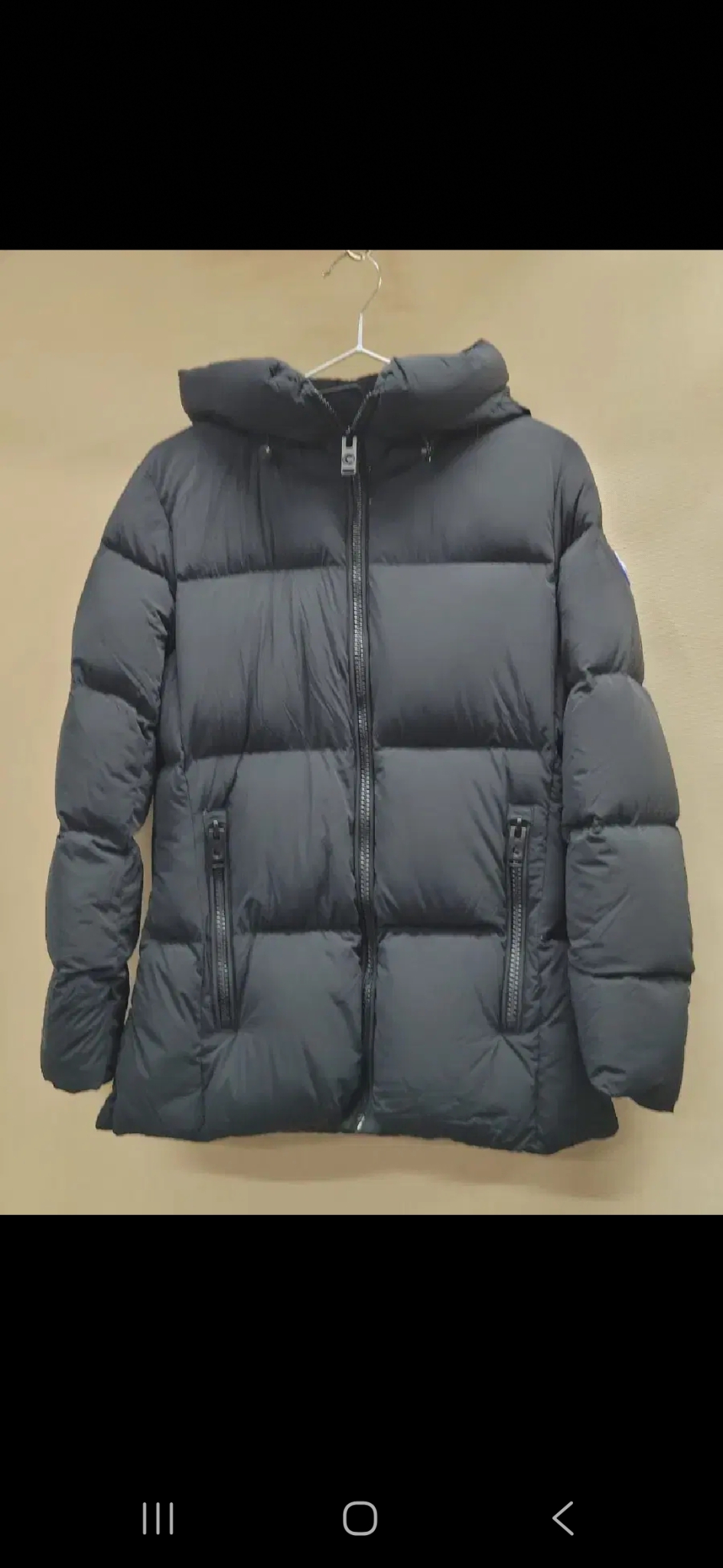 여성콜마패딩점퍼90