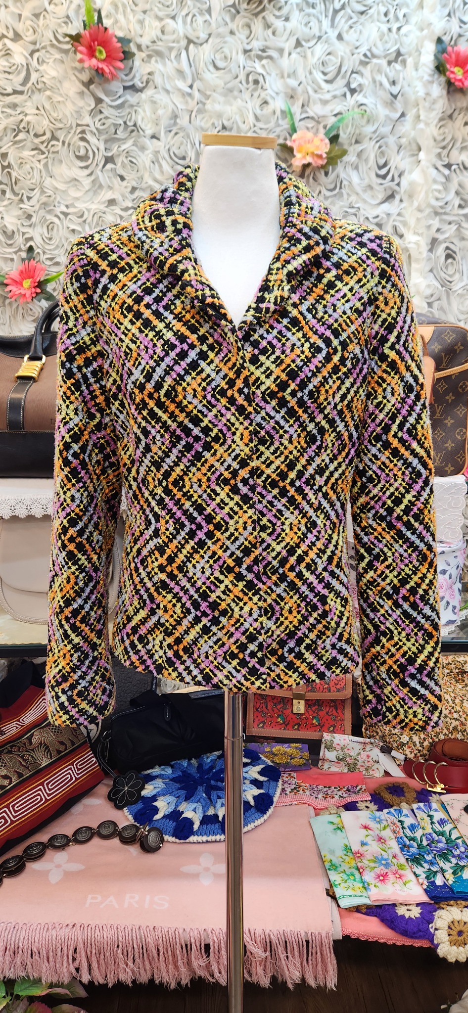 VERO 모 혼방 트위드 자켓 (55 66)