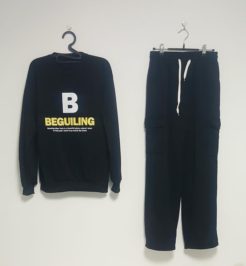 기모 맨투맨 셋트 //남.여공동