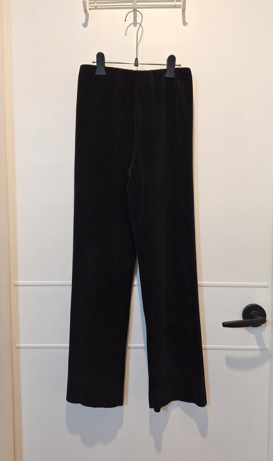 코듀로이 골덴 여성 밴딩 바지 블랙