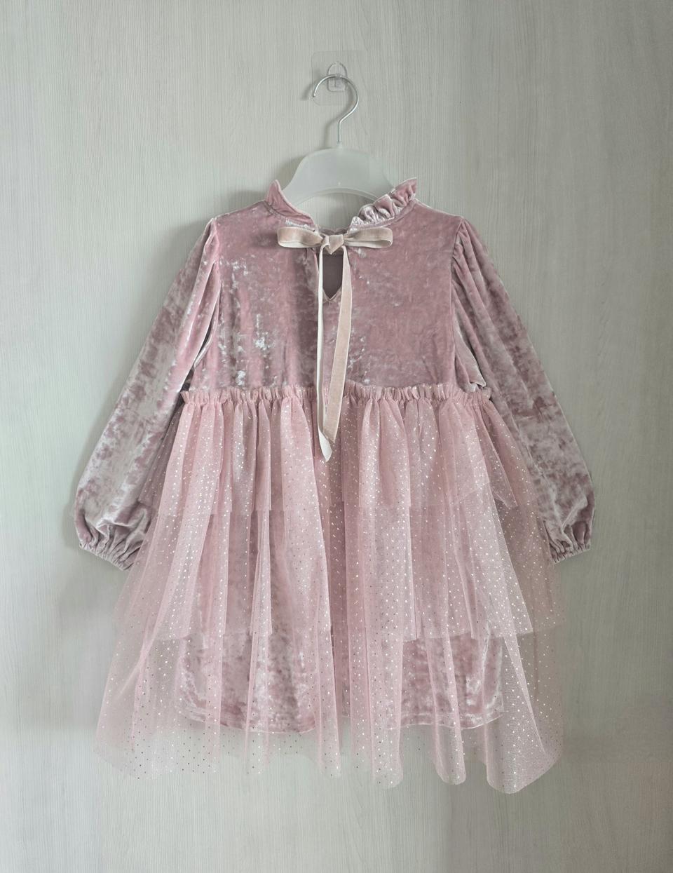 플라워제이 여아 벨벳 캉캉 샤원피스 XL(110)사이즈