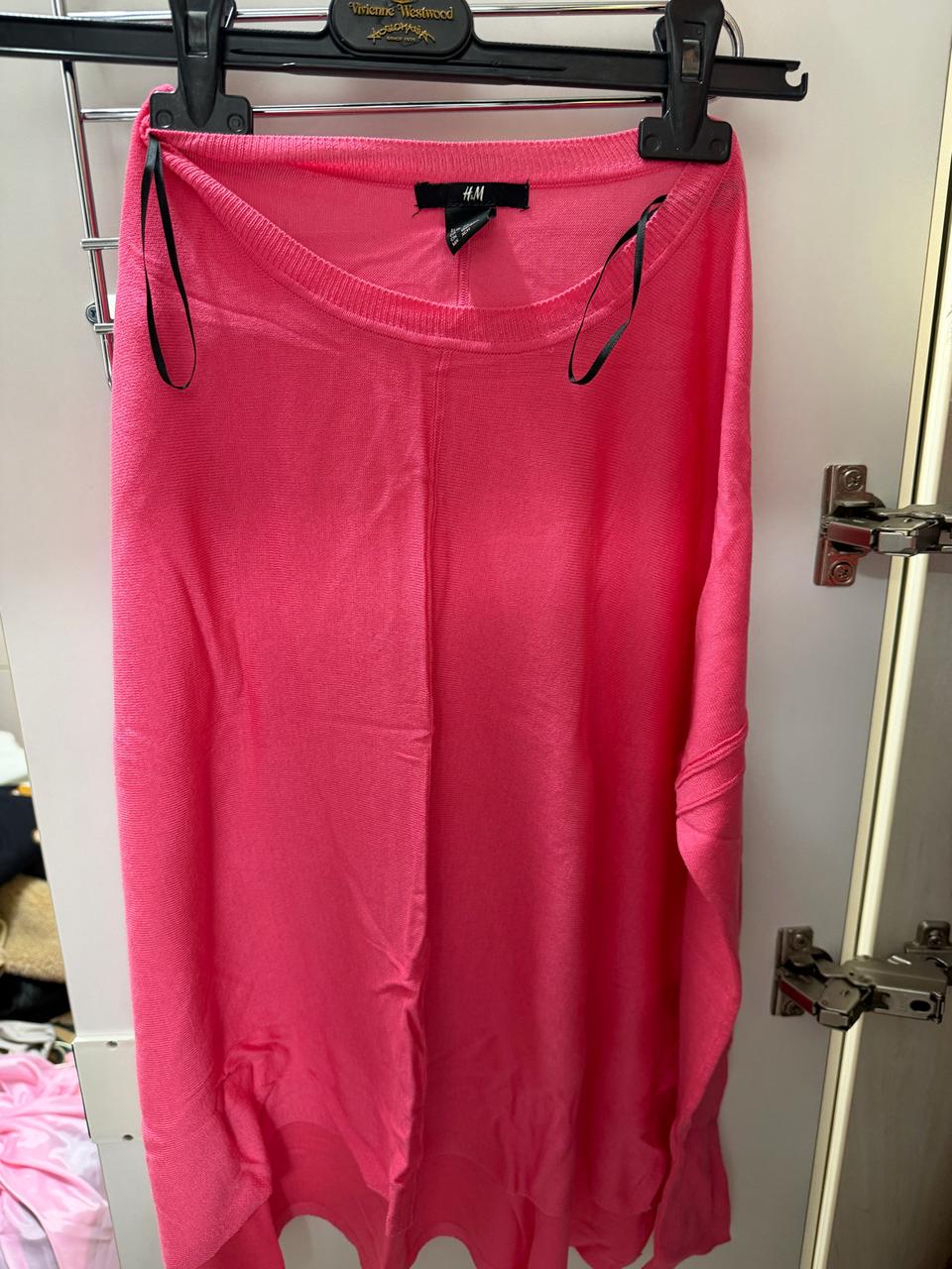 hm핑크니트 원피스