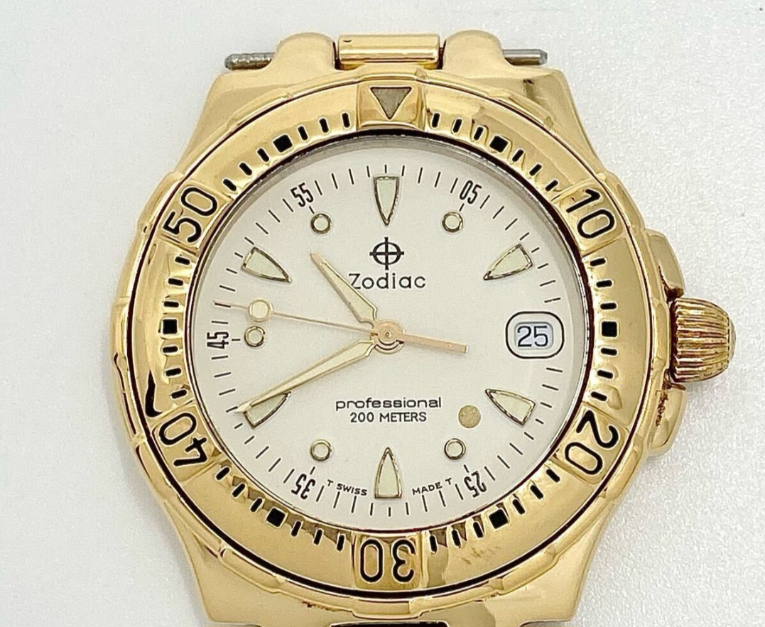 스위스 조디악Zodiac다이버쿼츠시계 35mm