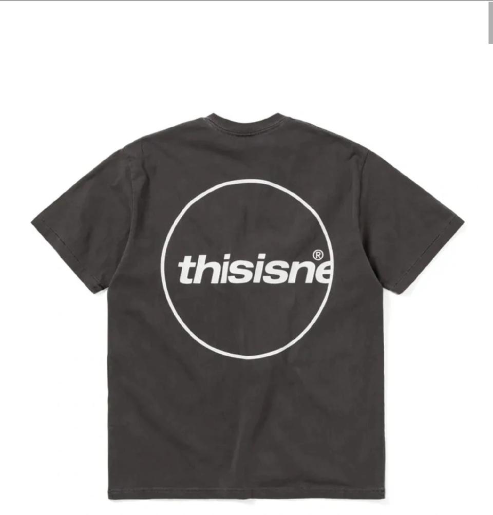 XL 디스이즈네버뎃 써클 반팔티 차콜 디네뎃 thisisneverthat