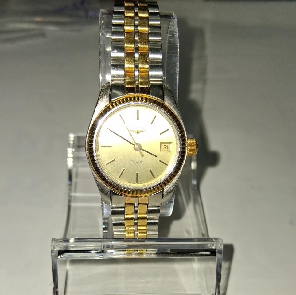 론진 롤렉스타입 여성용 용두포함28mm골드콤비 쿼츠