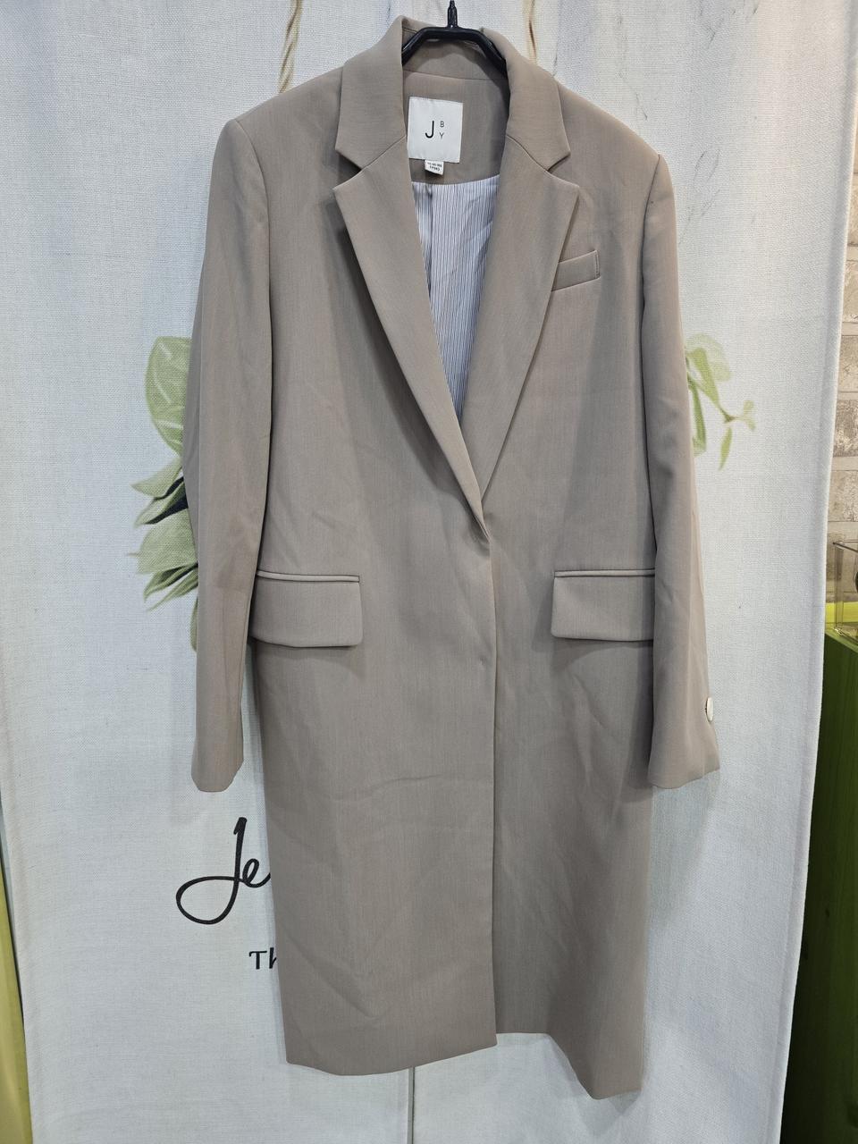 jby 베이지  롱자켓M