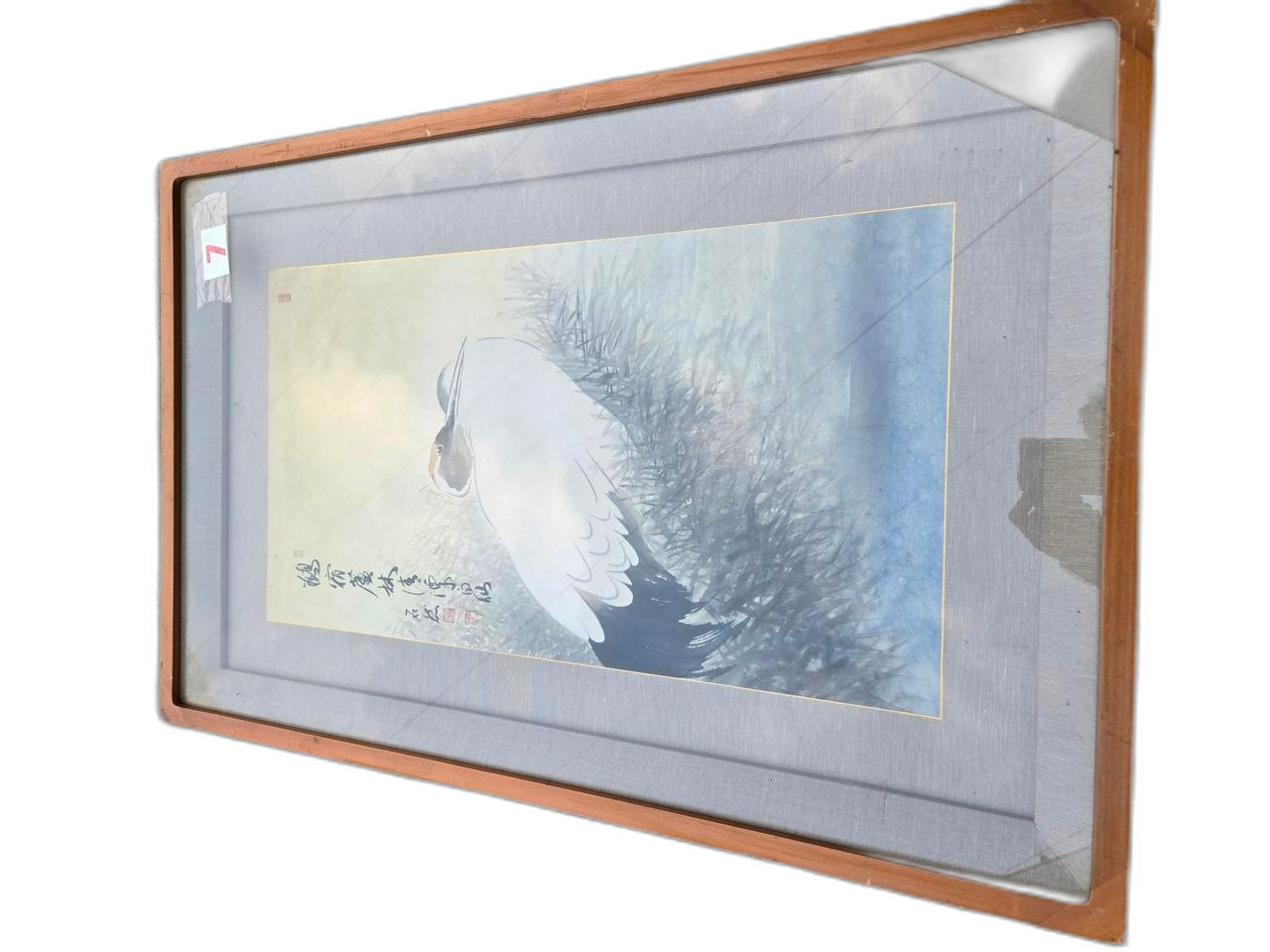 12480. 학 그림 액자