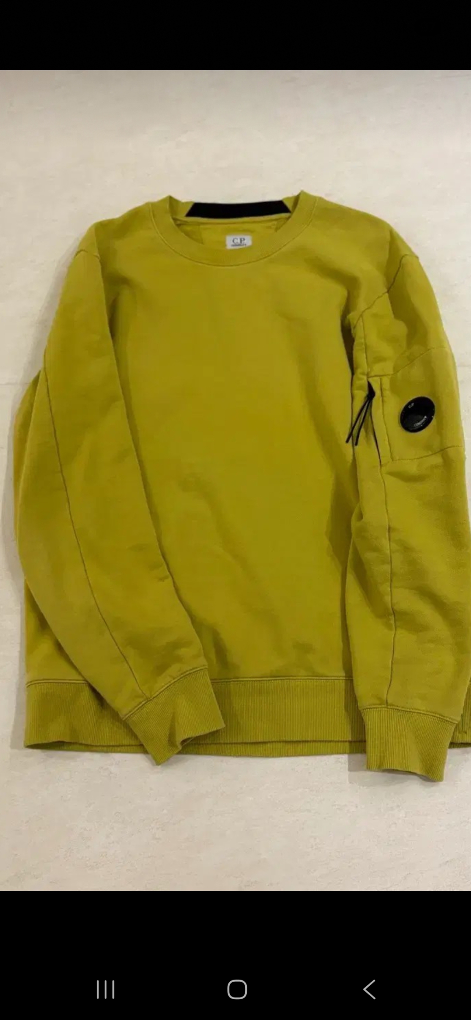 CP컴퍼니 정품 맨투맨 A급 XL 안감기모