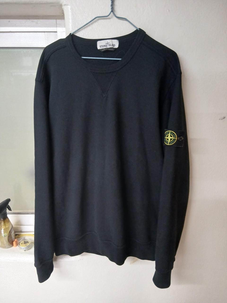스톤아일랜드 맨투맨 정품 검정 XL A급