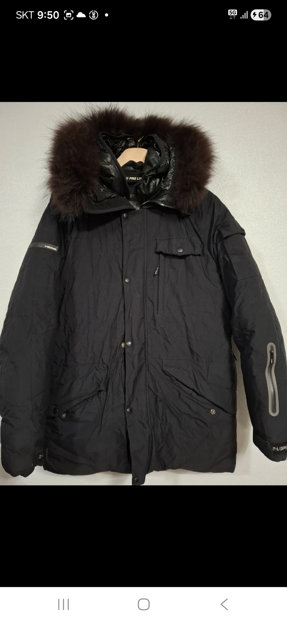 헤드 스키 프로 라인업 다운패딩 100