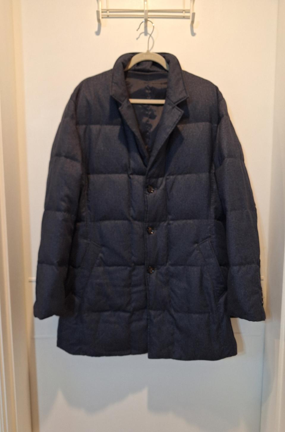 바쏘 남성 구스 패딩코트 자켓