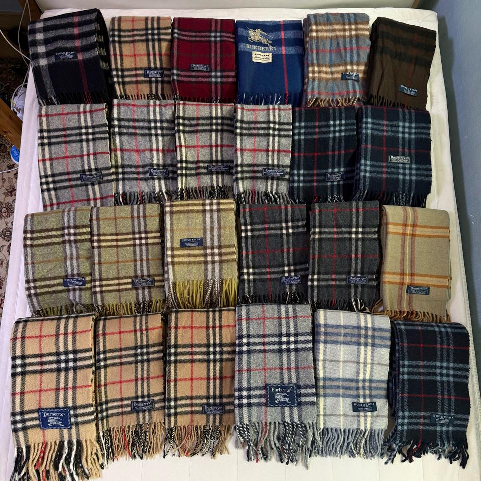 버버리 정품 체크 머플러 목도리 판매 공용