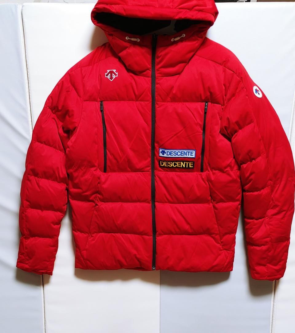 [XXL] 데상트 덕다운 패딩점퍼 레드1386