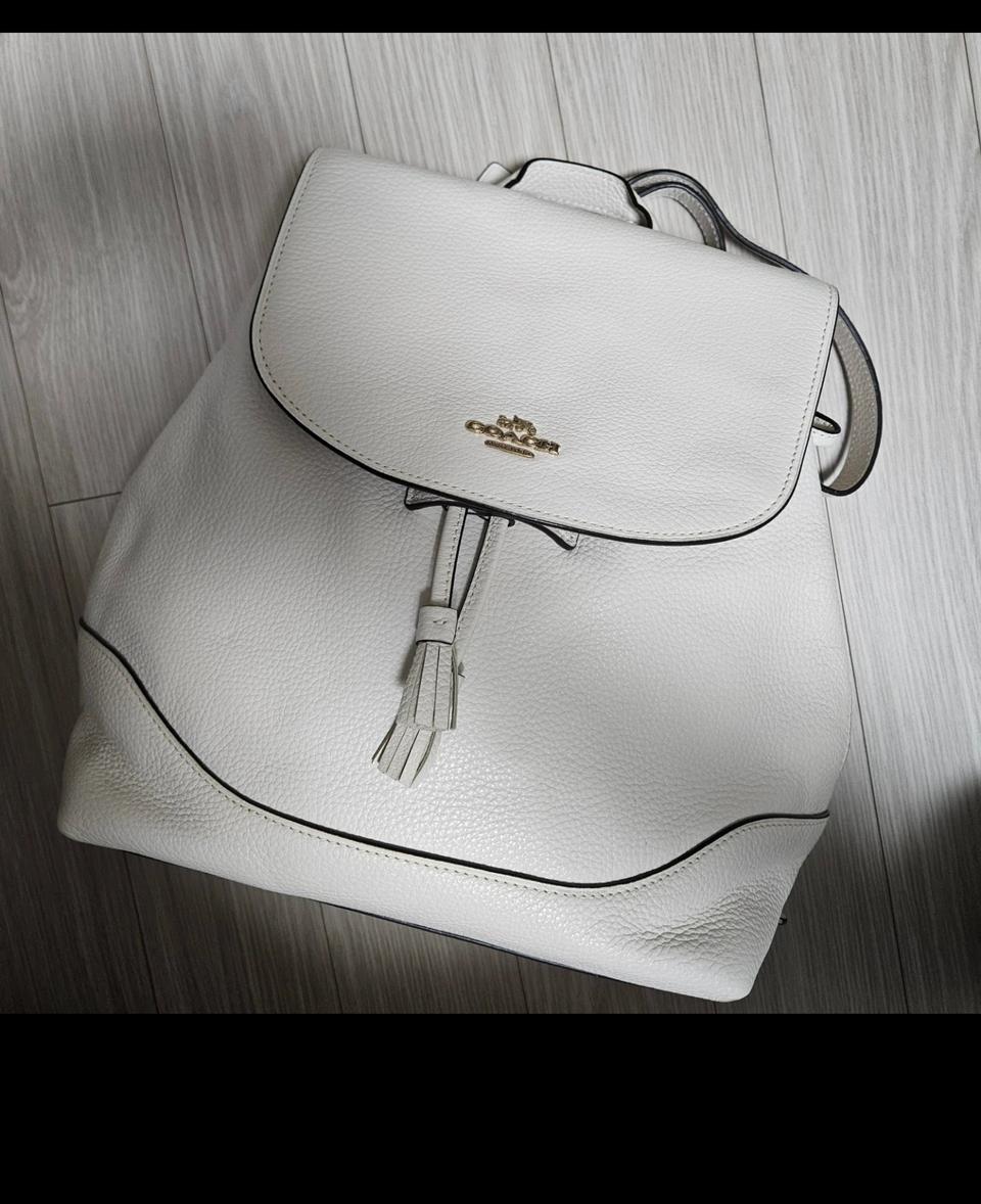 코치 엘르 가죽 백팩 (정품(새상품